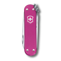 Купить Нож-брелок VICTORINOX Classic SD Alox Colors "Flamingo Party", 58 мм, 5 функций, лиловый арт. 0.6221.251G