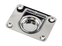 Купить Ручка палубная потайная 76х56х1 мм, нержавеющая, подпружиненная (упаковка из 50 шт.) арт. 11465_pkg_50