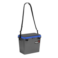 Купить Ящик рыболовный зимний односекционный серый/синий (HS-IB-19-GB-1) Helios арт. HS-IB-19-GB-1