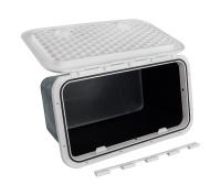 Купить Ящик врезной с крышкой, белый, 357х606х320 мм (упаковка из 2 шт.) арт. SP2455_pkg_2