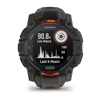 Купить GARMIN Instinct 3 – 50 mm, Solar Black with Charcoal Band 010-02935-00 арт. 010-02935-00