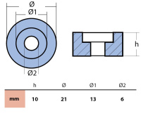 Купить Анод алюминиевый Suzuki арт. 01213AL