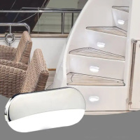 Купить Светильник для подсветки палуб и трапов светодиодный, холодный белый свет, нерж. сталь арт. B013107-WH