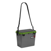 Купить Ящик рыболовный зимний односекционный серый/салатовый (HS-IB-19-GG-1) Helios арт. HS-IB-19-GG-1