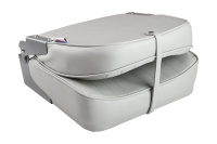 Купить Кресло складное мягкое ECONOMY с низкой спинкой; цвет серый арт. 1040623