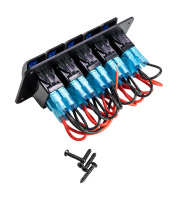 Купить Панель бортового питания 5 переключателей арт. A-5SW