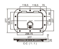 Купить Люк смотровой 380 х 280 мм арт. C13709