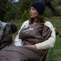 Купить Спальный мешок Naturehike U Series Двойной хлопок осень-зима Brown U350, 6927595767221 арт. 6927595767221