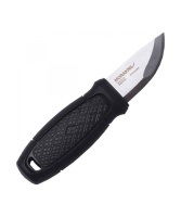 Купить Нож Morakniv Eldris, нерж. сталь, цвет черный, ножны, шнурок, огниво арт. 13525