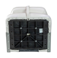 Купить Кресло мягкое складное Deluxe, обивка винил, цвет белый/угольный, Marine Rocket (упаковка из 10 шт.) арт. 75137WC-MR_pkg_10