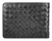 Купить Бумажник Mano Don Luca, натуральная кожа в черном цвете, 12,5х9,7 см арт. M191945601