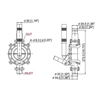 Купить Насос осушительный ручной 720GPH арт. 71601