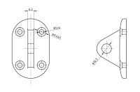 Купить Крепление для троса арт. 66087_Kof