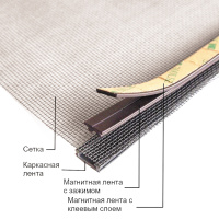 Купить Сетка анти-москитная для люка катера 1000x1000 мм арт. 030862TM