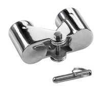 Купить Кронштейн складной с фиксацией нержавеющий д. 25 мм арт. 009673