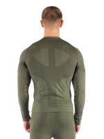 Купить Футболка мужская Apol/ дл. рукав/ синтетика/ зеленый/ S-M, Apol6262SM арт. Apol6262SM