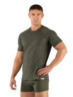 Купить Футболка  мужская Quido/ кор. рукав/ шерсть 160/ зеленый / XXL, Quido6262XXL арт. Quido6262XXL