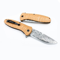 Купить Нож Ganzo G620 желтый (травление), G620y-2 арт. G620y-2