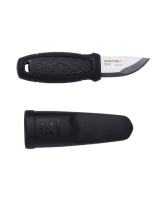 Купить Нож Morakniv Eldris, нерж. сталь, цвет черный, ножны, шнурок, огниво арт. 13525