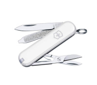 Купить Нож Victorinox Classic Nail Clip 580, 65 мм, 8 функций, белый арт. 0.6463.7