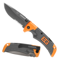 Купить Нож Gerber Bear Grylls Scout, серрейторное, блистер, (1013958), 31-000754 арт. 31-000754