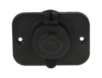 Купить Разъем прикуривателя на панели, врезной, чёрный (упаковка из 25 шт.) арт. AES1118SP211_pkg_25