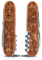 Купить Нож Victorinox Climber Wood Swiss SE 2021, 91 мм, 12 функций, дерево (подар. упаковка) арт. 1.3701.63L21