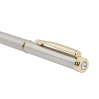 Купить Ручка шариковая Pierre Cardin GAMME с кристаллом. Цвет - бежевый. Упаковка Е арт. PC0802BP