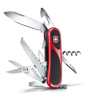 Купить Нож перочинный VICTORINOX Evolution S17, 85 мм, 15 функций, с фиксатором лезвия, красный с чёрным арт. 2.3913.SC