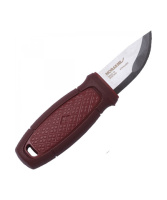 Купить Нож Morakniv Eldris, нерж. сталь, цвет красный, ножны, шнурок, огниво арт. 13524