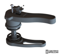 Купить Ручка-задвижка поворотная правая, полиамид арт. 030881RT