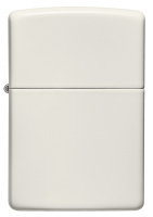 Купить Зажигалка ZIPPO Classic с покрытием Glow In The Dark, латунь/сталь, белая, матовая, 38x13x57 мм арт. 49193