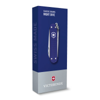 Купить Нож-брелок VICTORINOX Classic SD Alox Colors "Night Dive", 58 мм, 5 функций, фиолетовый арт. 0.6221.222G