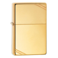 Купить Зажигалка ZIPPO Vintage™ с покрытием High Polish Brass, латунь/сталь, золотистая, 38x13x57 мм арт. 270