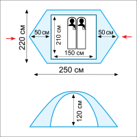 Купить Tramp палатка Scout 2  (V2) арт. TRT-55