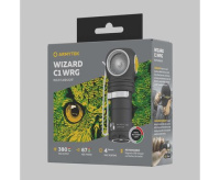 Купить Мультифонарь Armytek Wizard C1 WRG, 380лм, 67м, белый/красный/зеленый свет, аккумулятор арт. F10601C