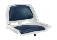 Купить Кресло складное мягкое TRAVELER, цвет белый/синий (упаковка из 16 шт.) арт. 1061115C_pkg_16