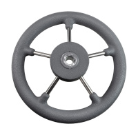 Купить Рулевое колесо Osculati; диаметр 280 мм; цвет серый арт. 45-127-02