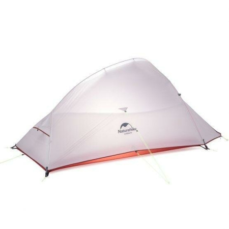 Купить Палатка Naturehike Сloud up 2 20D NH17T001-T двухместная с ковриком, серая, 6927595724668 арт. 6927595724668