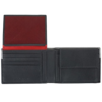 Купить Кошелек Piquadro Urban, серый/черный, 13x9x2 см арт. PU1392UB00R/GRN