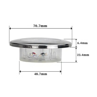 Купить Светильник интерьерный светодиодный, нержавеющая сталь, теплый белый свет арт. B012044