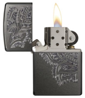Купить Зажигалка ZIPPO Classic с покрытием Gray, латунь/сталь, серая, матовая, 38x13x57 мм арт. 29431