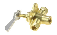Купить Кран топливный 3-х позиционный латунный арт. 2560713000