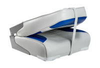 Купить Кресло мягкое складное Classic, обивка винил, цвет серый/синий, Marine Rocket (упаковка из 4 шт.) арт. 75153BG-MR_pkg_4