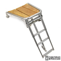 Купить Платформа носовая с трапом 3 ступени серые арт. 040245GT