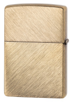 Купить Зажигалка ZIPPO Classic с покрытием Herringbone Sweep Brass, латунь/сталь, золотистая, 38x13x57 мм арт. 29830