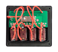 Купить Панель бортового питания 4 переключателя, индикация, предохранители (упаковка из 6 шт.) арт. 10054-BK_pkg_6