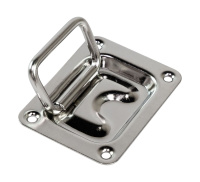 Купить Ручка палубная потайная 76х57 мм, нержавеющая арт. 51003