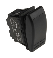 Купить Переключатель двухпозиционный (ON)-OFF 12 В/16А 2Р без фиксации 1 положения (упаковка из 25 шт.) арт. AES111851M_pkg_25