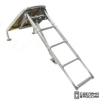 Купить Платформа носовая с трапом 4 ступени серые арт. 040246GT